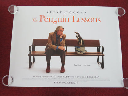 The Penguin Lessons - B UK Quad Rolled Poster Steve Coogan Jonathan Pryce 2024