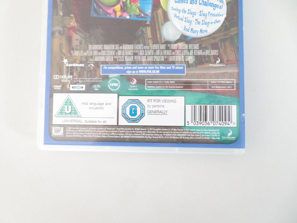 Flushed Away (DVD) Hugh Jackman Kate Winslet 2006 Region 2