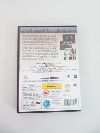 Annie Hall (DVD) Woody Allen Diane Keaton 1977 Region 2