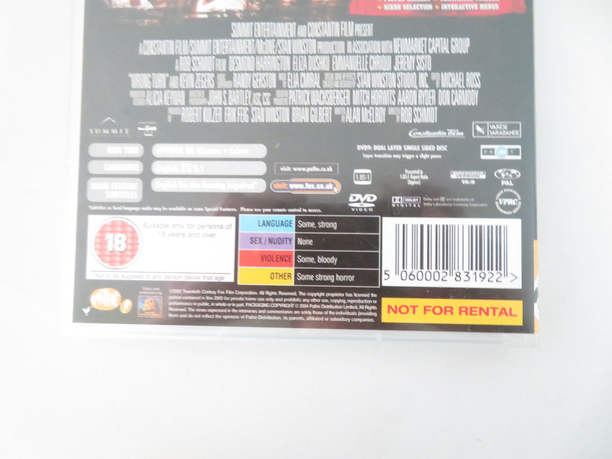 Wrong Turn (DVD) Eliza Dushku Jeremy Sisto 2003 Region 2