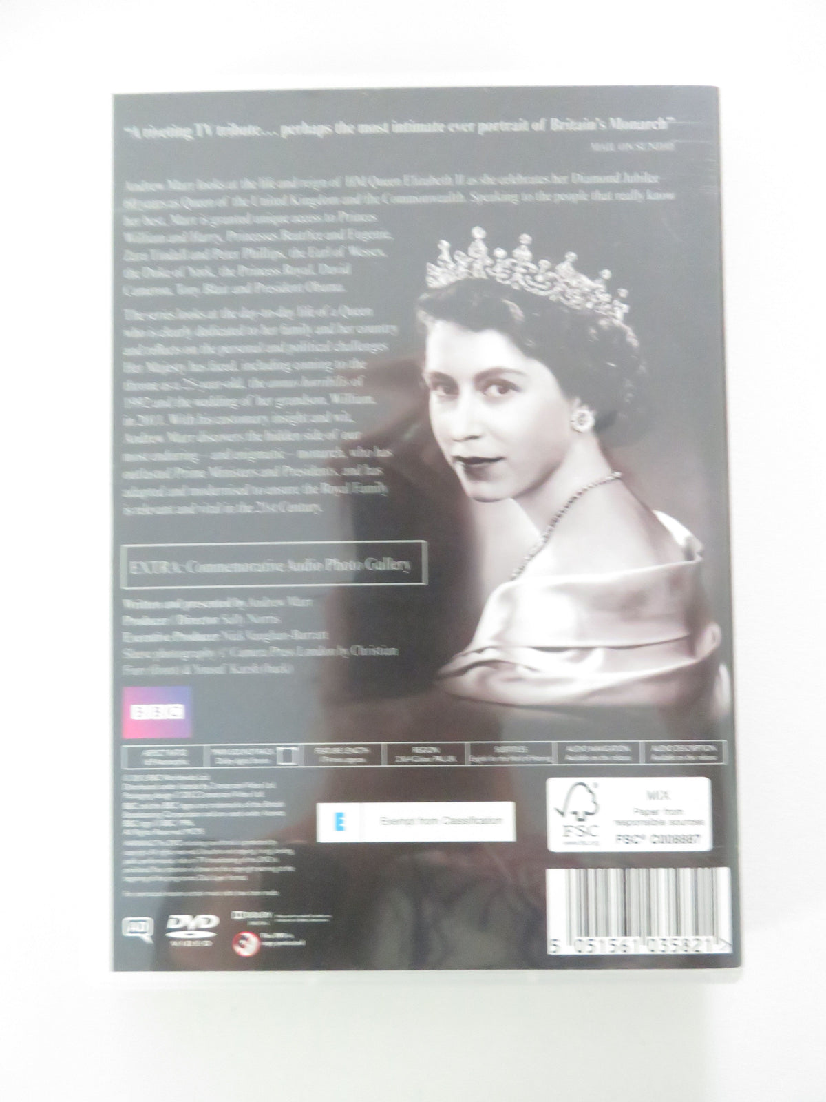 The Diamond Queen (DVD) Andrew Marr Queen Elizabeth II 2012 Region 2 + 4