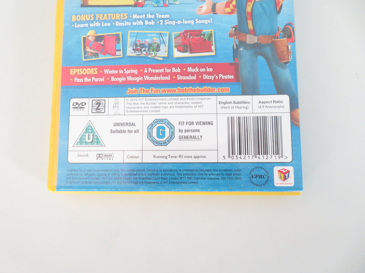 Bob the Builder: Bob's Winter Build (DVD) Lee Ingleby 2016 Region 2
