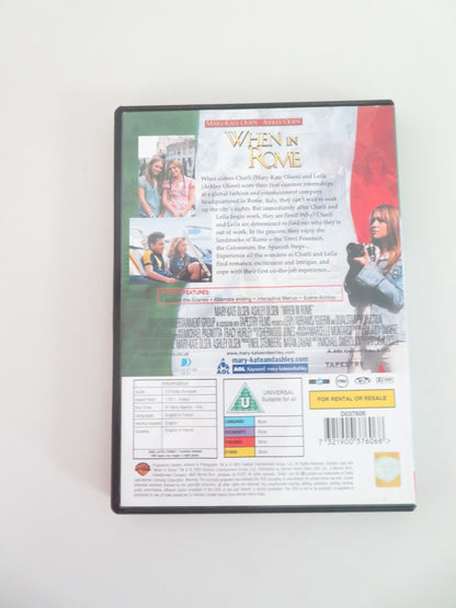 When in Rome (DVD) Ashley Olsen Mary-Kate Olsen 2002 Region 2