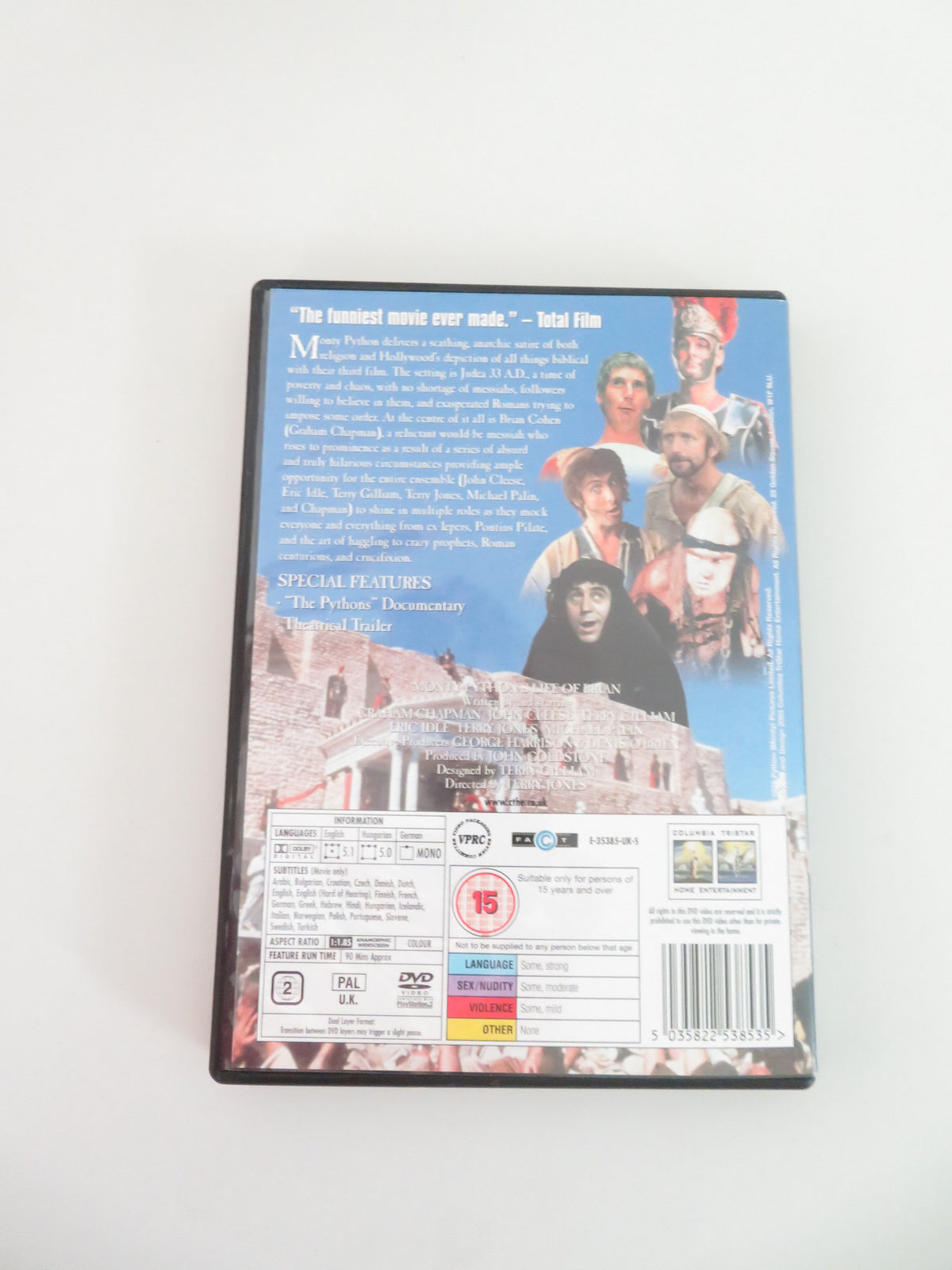 Monty Pyhthon's Life of Brian - C (DVD) Graham Chapman John Cleese 1979 Region 2