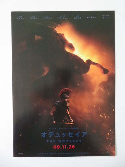 The Odyssey Japanese Chirashi (B5) Poster Matt Damon Tom Holland 2026
