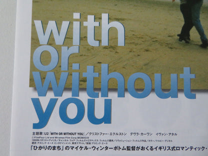 With or Without You Japanese Chirashi (B5) Poster Christopher Eccleston 1999