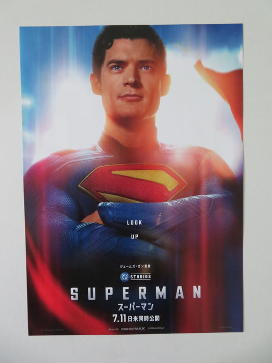 Superman - b Japanese Chirashi (B5) Poster DC David Corenswet Brosnahan 2025