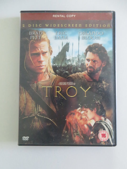 Troy 2 Disc Widescreen Edition (DVD) Brad Pitt Eric Bana 2004 Region 2
