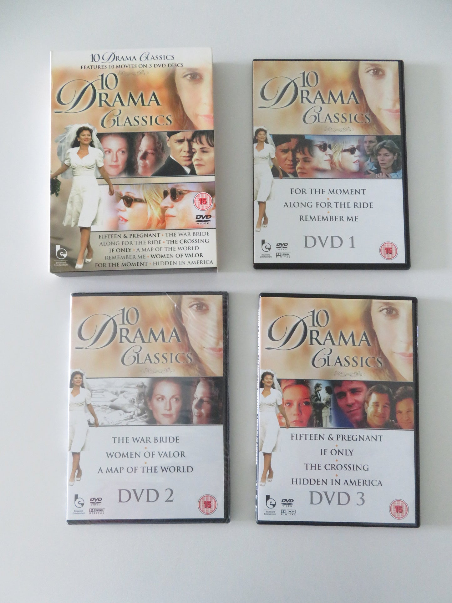10 Drama Classics - Features 10 movies (DVD BoxSet) Patrick Swayze 2009 Region 0 Movie posters