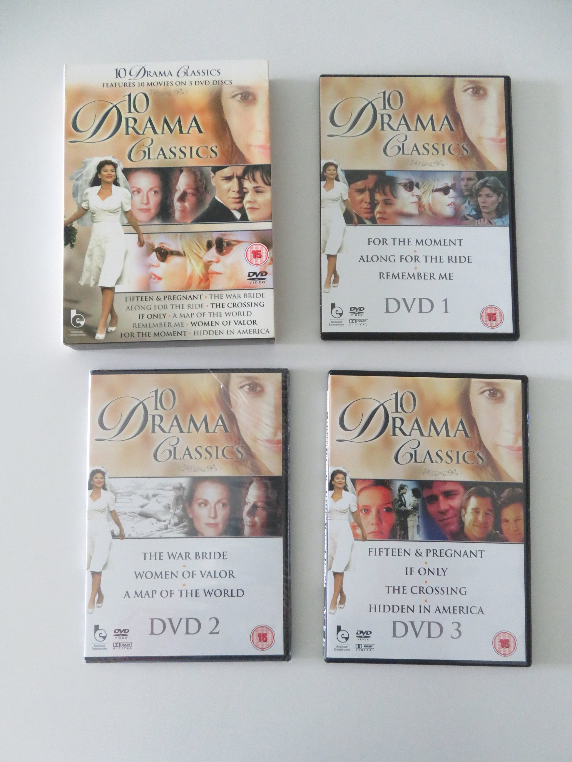 10 Drama Classics - Features 10 movies (DVD BoxSet) Patrick Swayze 2009 Region 0 Movie posters