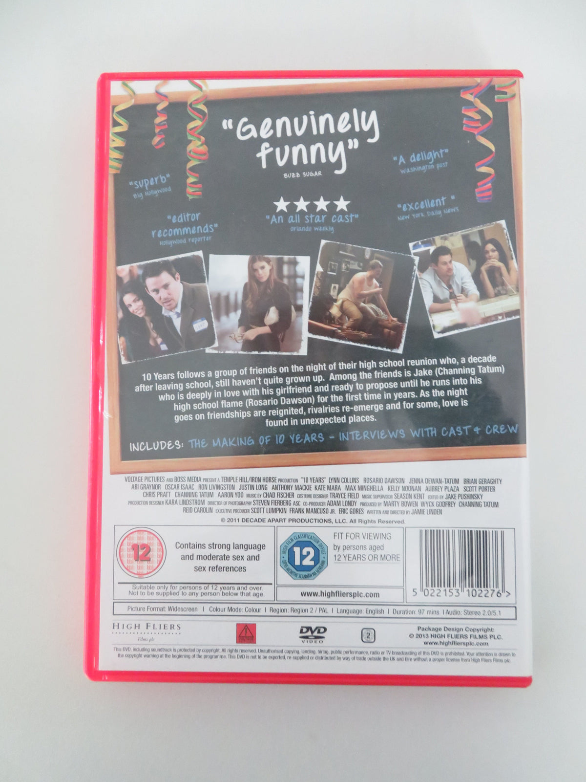 10 Years (DVD) Channing Tatum Rosario Dawson 2011 Region 2 Movie posters