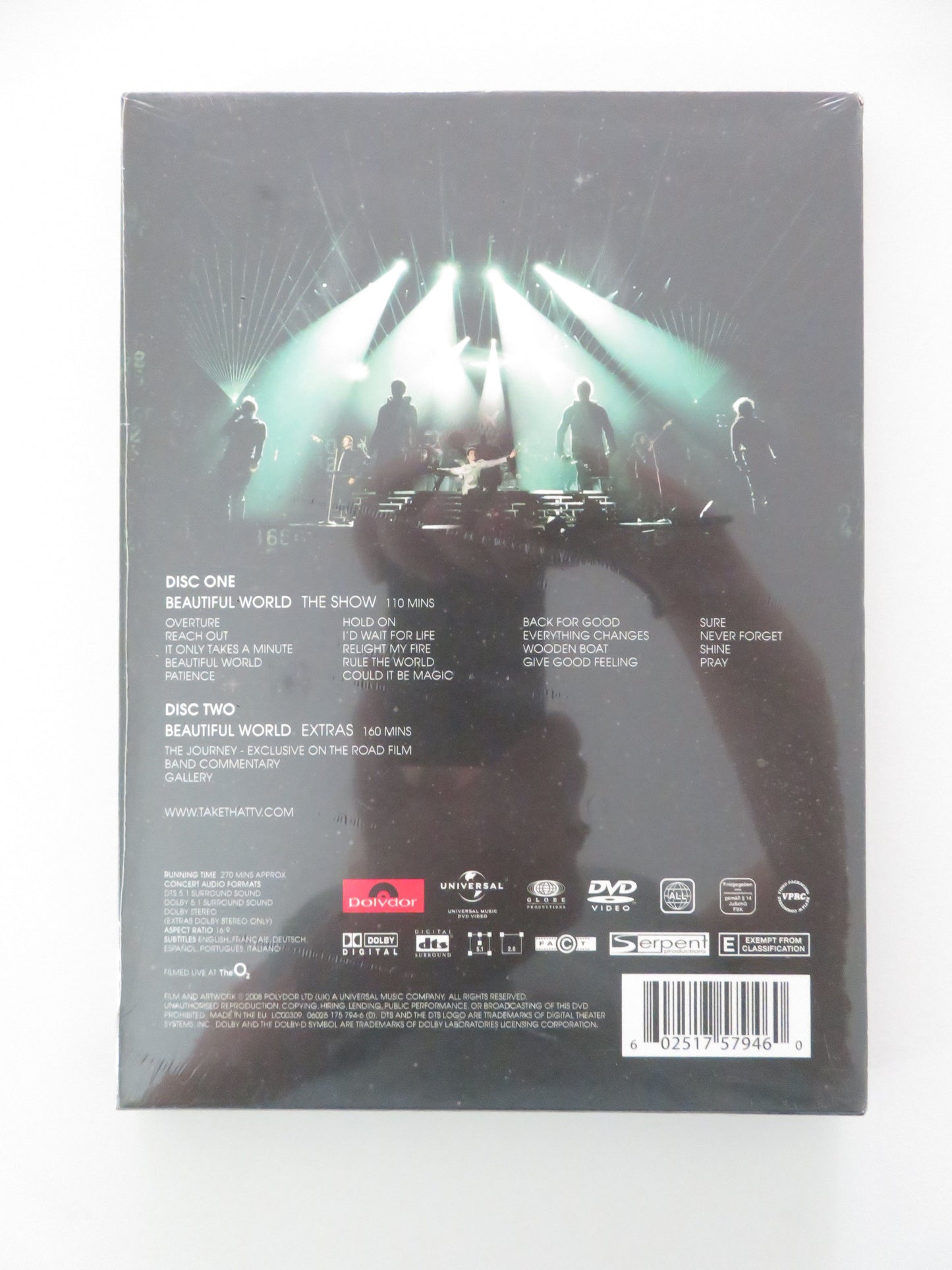 Take That Beautiful World Live - B (DVD) Gary Barlow Mark Owen 2008 Region All