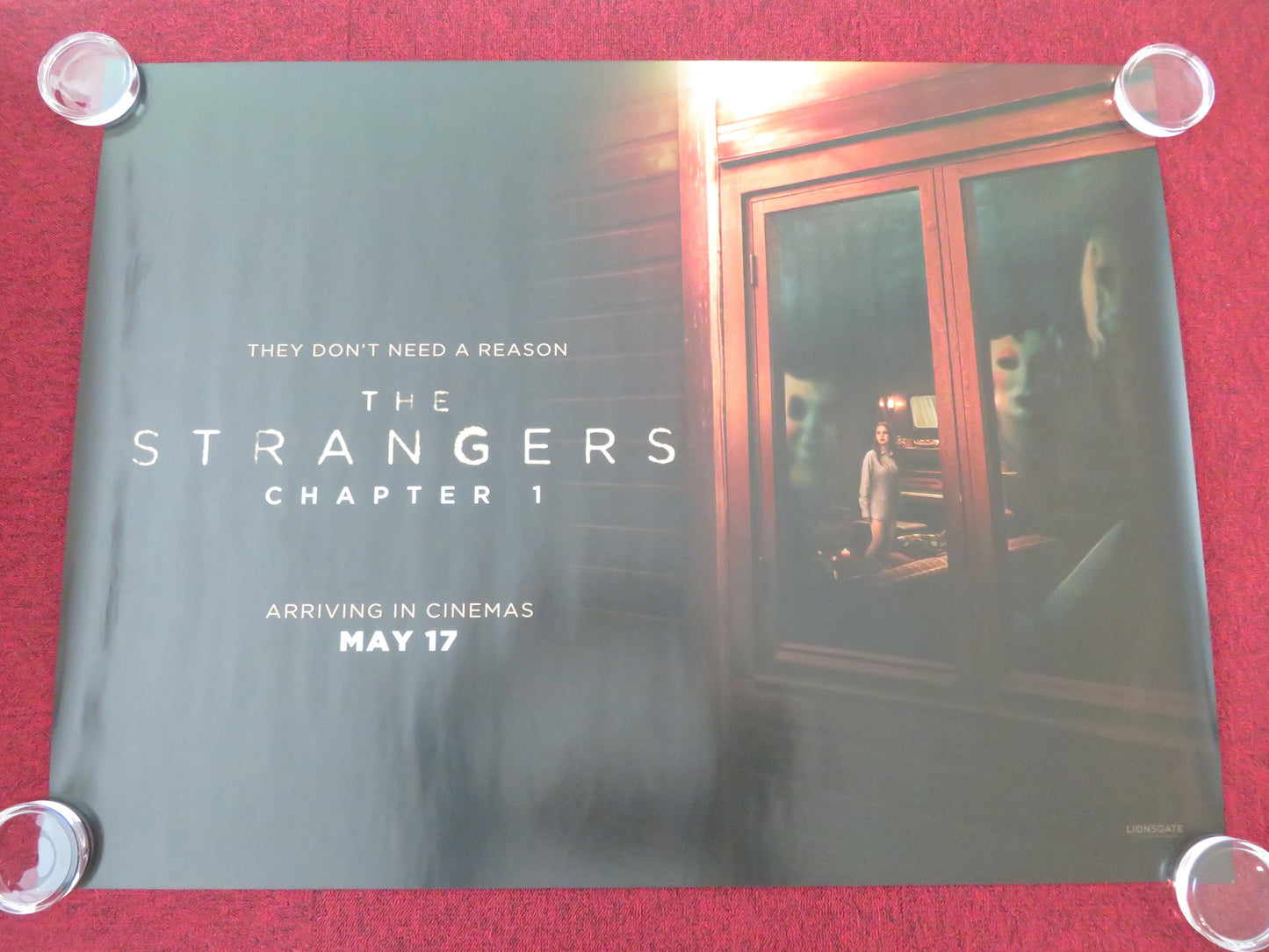 The Strangers: Chapter 1 UK Quad Rolled Poster Ryan Brown Matus Lajcak 2024