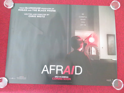 Afraid UK Quad Rolled Poster John Cho Katherine Waterston 2024