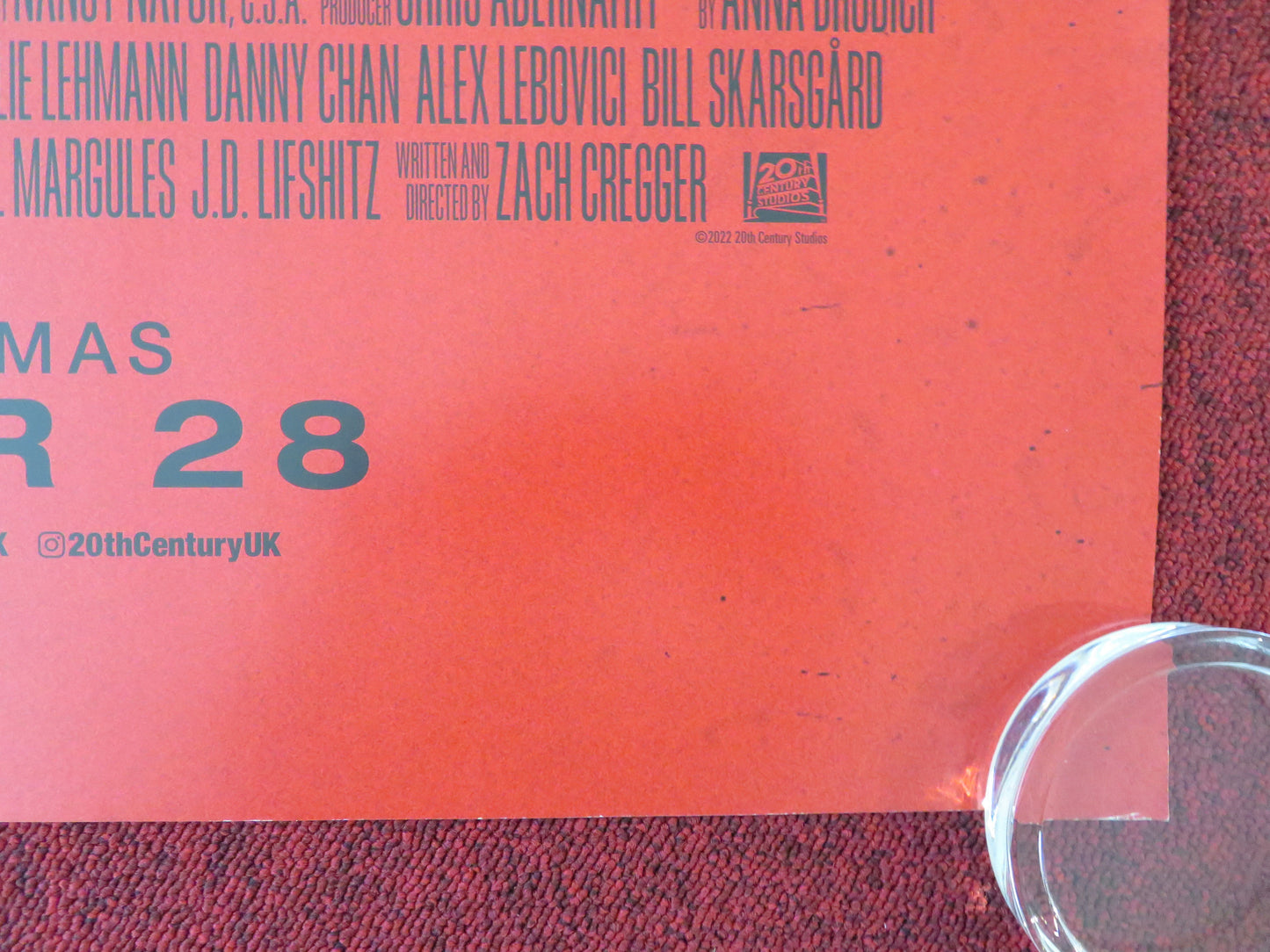 Barbarian UK Quad Rolled Poster Bill Skarsgard Justin Long 2022