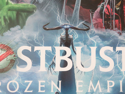 Ghostbusters: Frozen Empire UK Quad Rolled Poster Paul Rudd Carrie Coon 2024