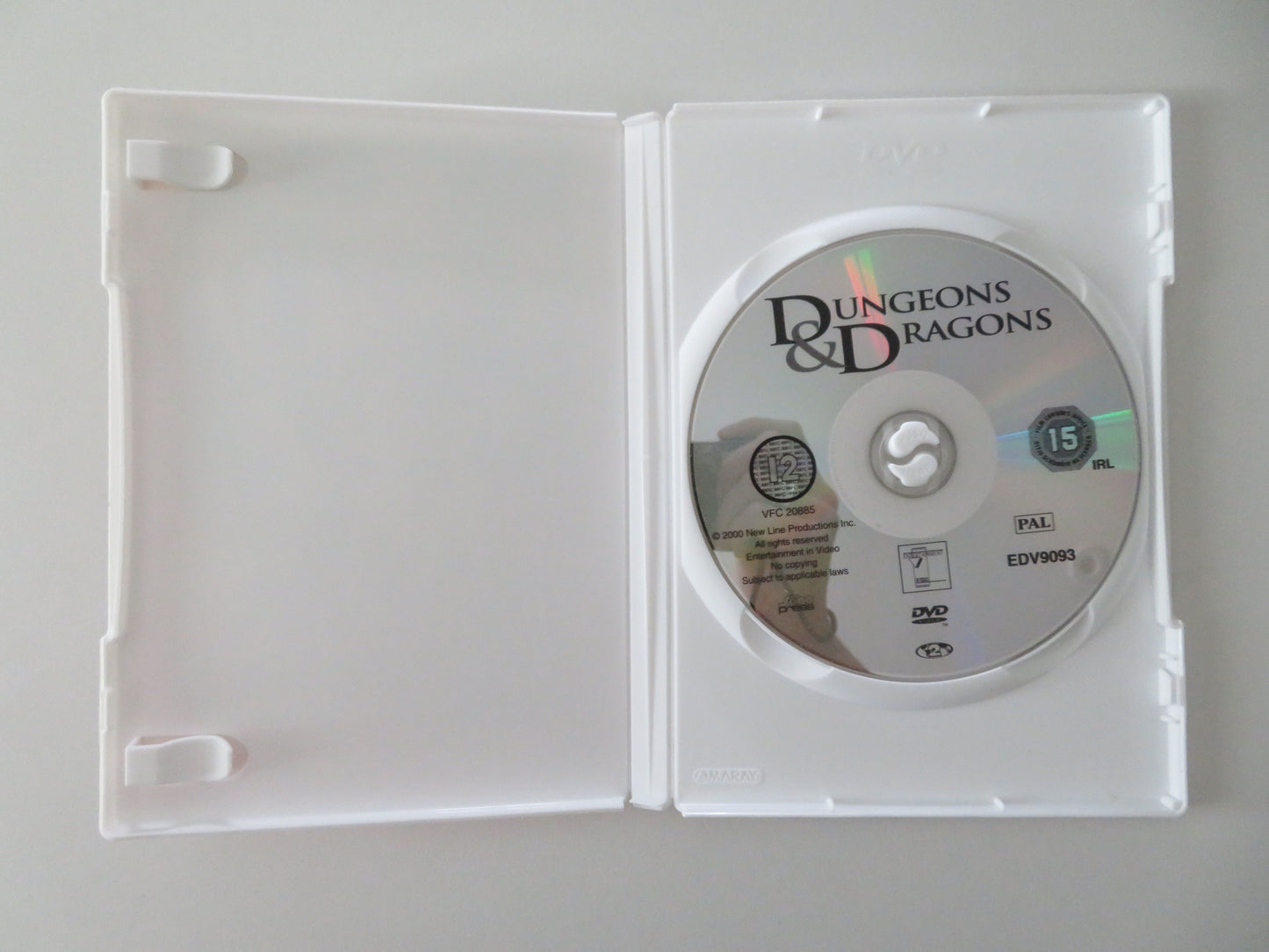 Dungeons & Dragons (DVD) Justin Whalin Jeremy Irons Thora Birch 2000 Region 2