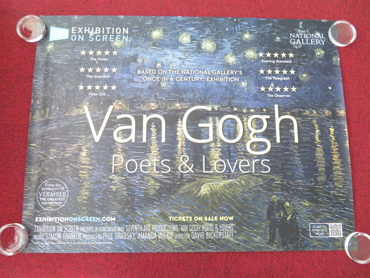 Van Gogh: Poets & Lovers UK Quad Rolled Poster Jamie De Courcey 2024
