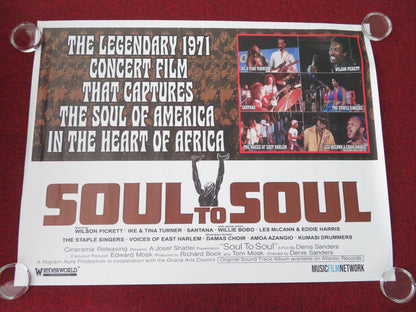 Soul to Soul UK Quad Rolled Poster Tina Turner Santana R2026