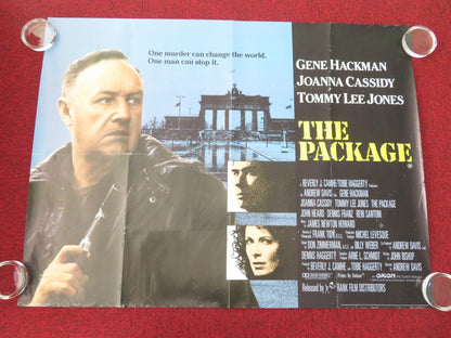 The Package UK Quad Rolled Poster Gene Hackman Tommy Lee Jones 1989