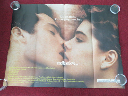 Endless Love UK Quad Rolled Poster Brooke Shields Martin Hewitt 1981