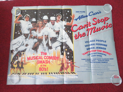 Can't Stop the Music UK Quad Rolled Poster Caitlyn Jenner Ray Simpson 1980