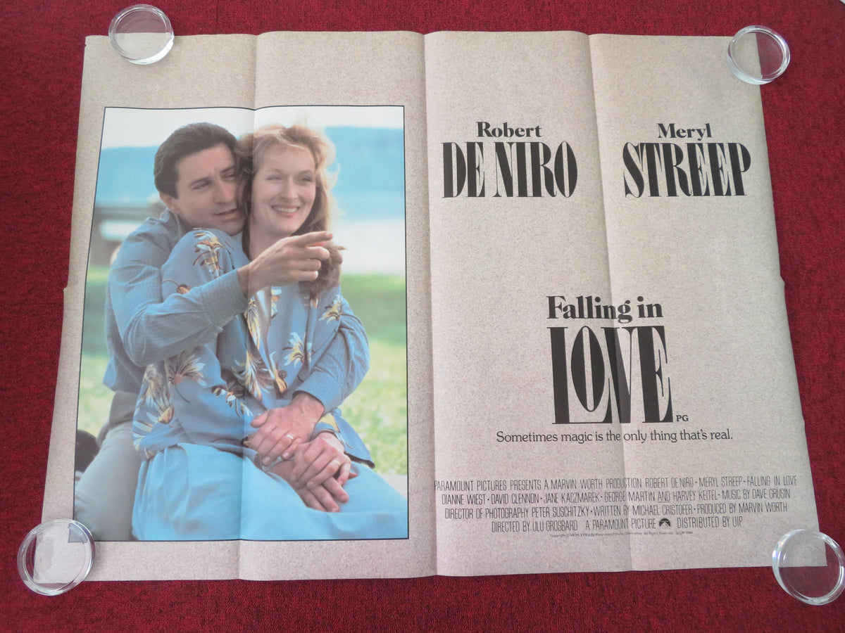 Falling in Love UK Quad Rolled Poster Robert De Niro Meryl Streep 1984
