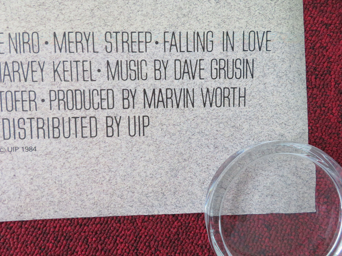 Falling in Love UK Quad Rolled Poster Robert De Niro Meryl Streep 1984