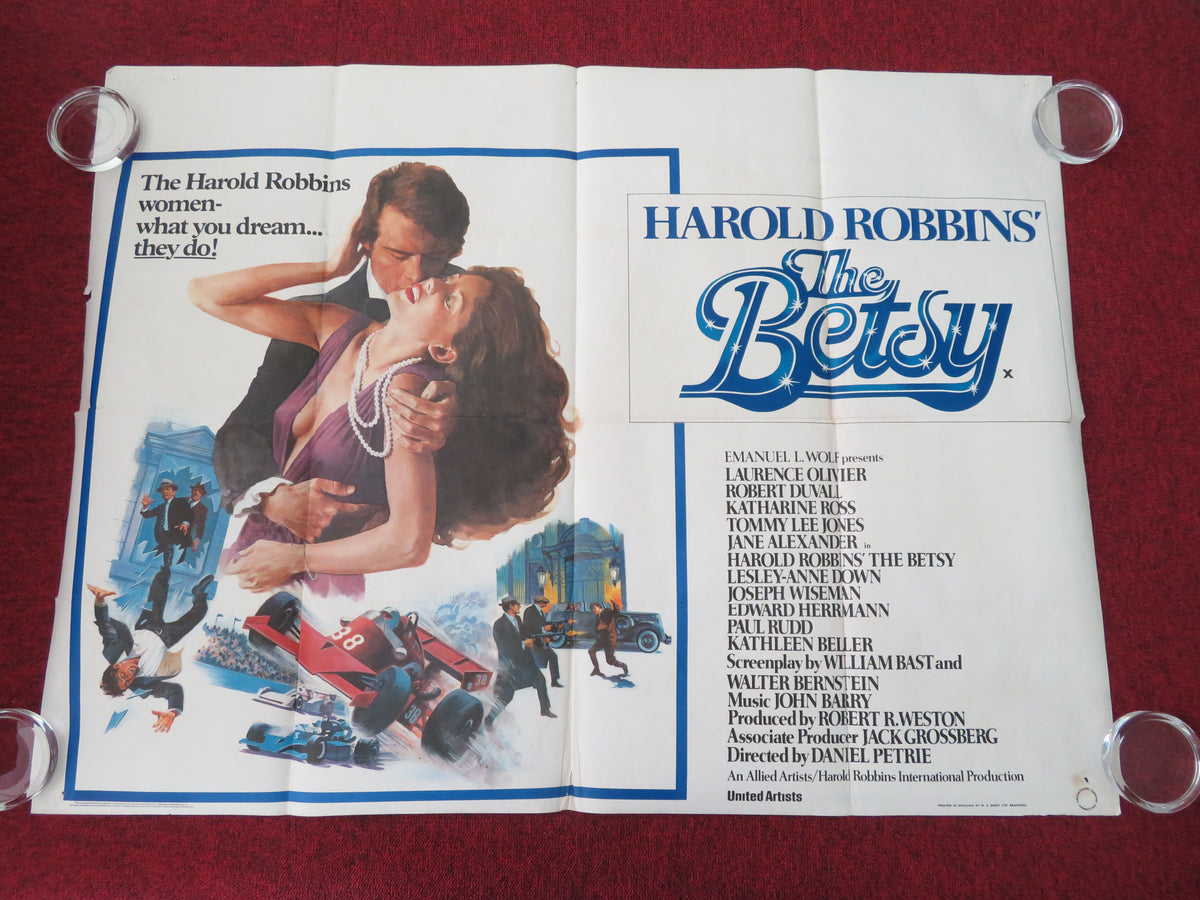 The Betsy UK Quad Rolled Poster Laurence Olivier Robert Duvall 1978