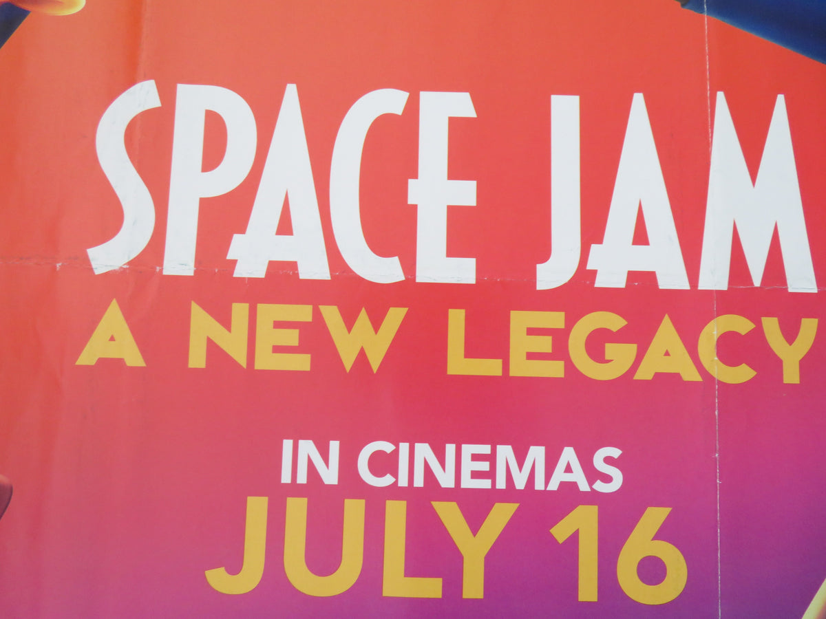 Space Jam: A New Legacy - B UK Quad Rolled Poster LeBron James Don Cheadle 2021