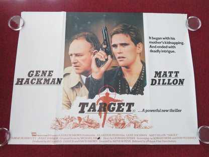 Target UK Quad Rolled Poster Gene Jackman Matt Dillon 1985