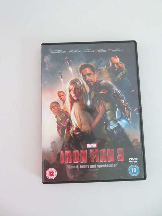 Iron Man 3 (DVD) Marvel Robert Downey Jr. Guy Pearce 2013 Region 2