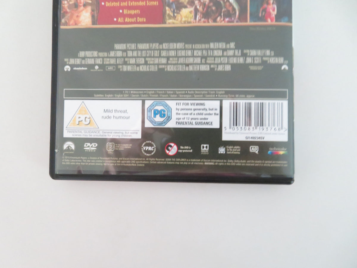 Dora and the Lost City of Gold (DVD) Isabela Merced Eugenio Derbez 2019 Region 2