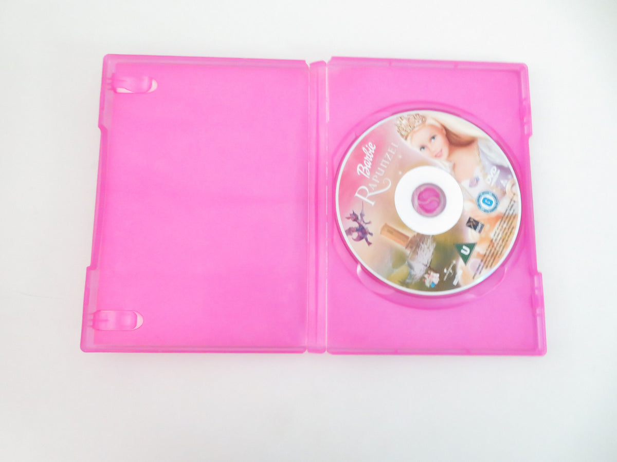 Barbie Rapunzel (DVD) Kelly Sheridan Anjelica Huston 2002 Region 2