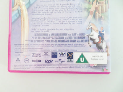 Barbie Rapunzel (DVD) Kelly Sheridan Anjelica Huston 2002 Region 2