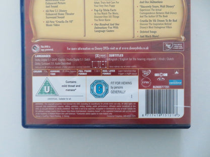 101 Dalmations - 2 disc platinum edition (DVD) Disney Rod Taylor 1961 Region 2 Movie posters