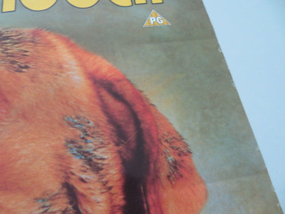 Turner & Hooch VHS Video Poster Rolled Tom Hanks Mare Winningham 1989