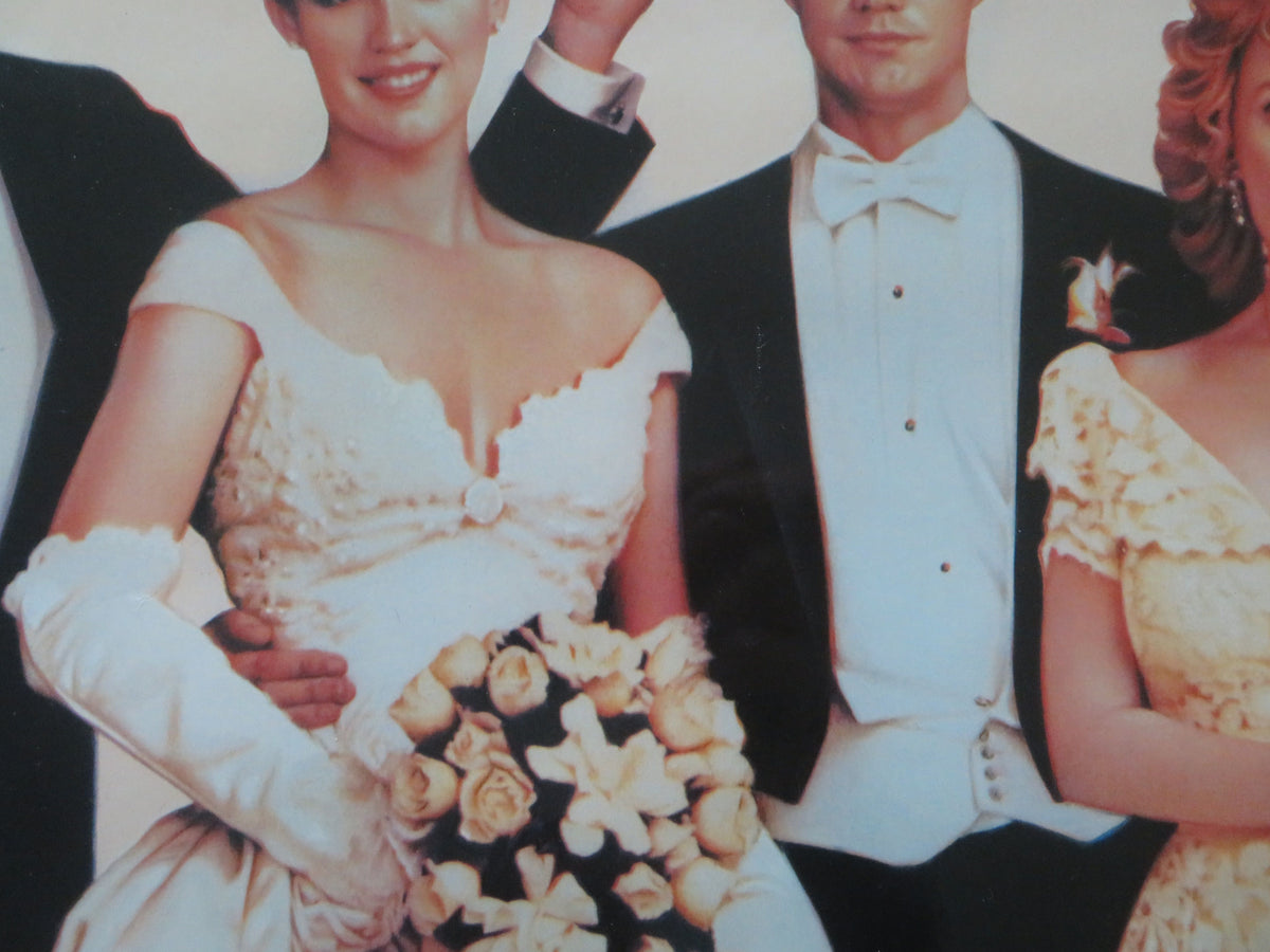 Betsy's Wedding VHS Video Poster Rolled Alan Alda Molly Ringwald J. Bishop 1990