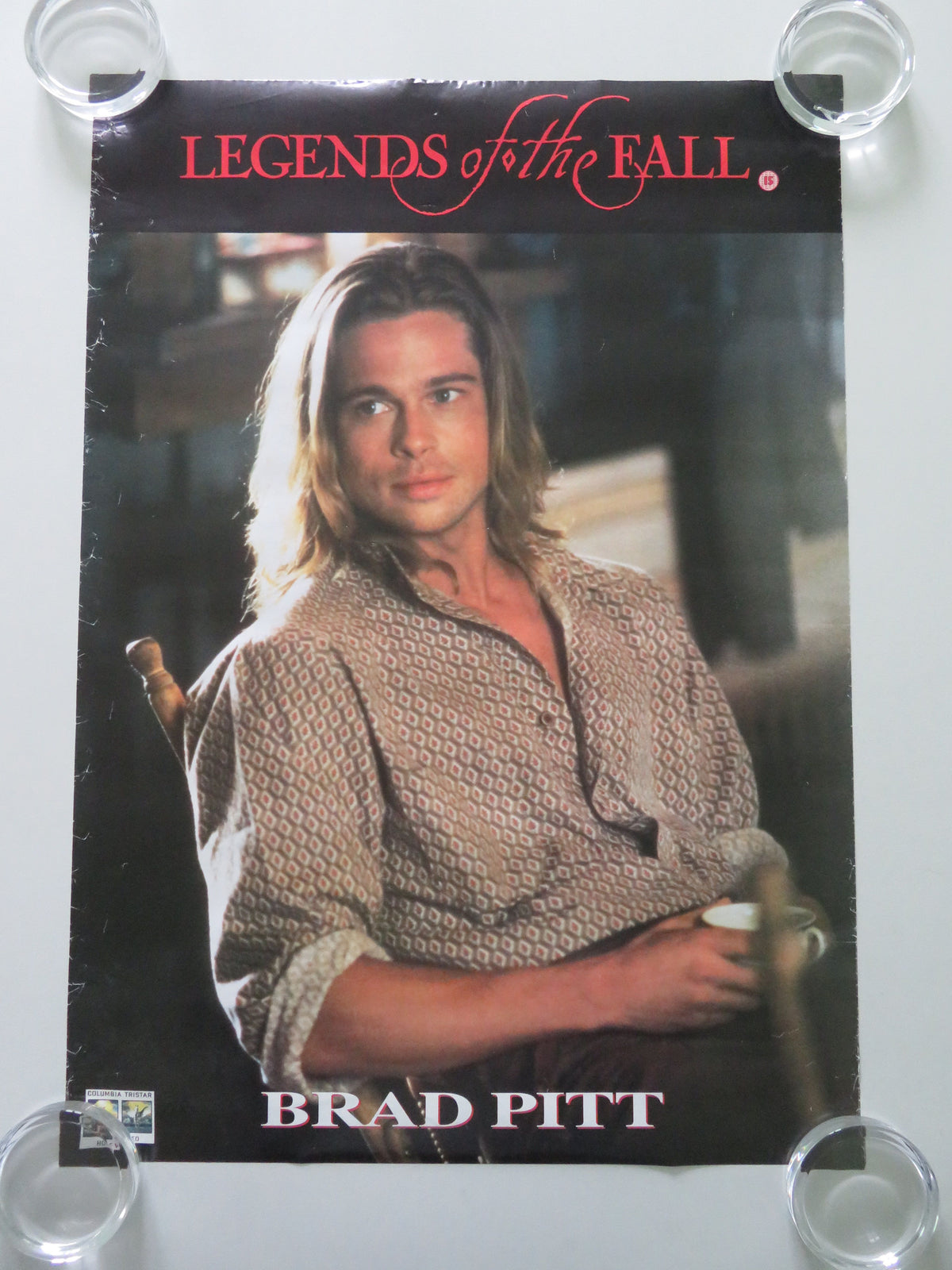 Legends of the Fall - B VHS Video Poster Rolled Brad Pitt Anthony Hopkins 1994