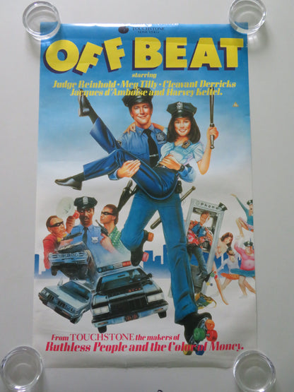 Off Beat VHS Video Poster Rolled Judge Reinhold Meg Tilly Harvey Keitel 1986