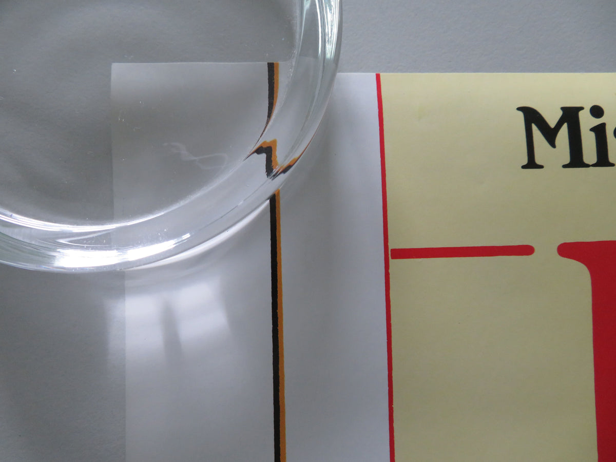 Hannah and Her Sisters VHS Video Poster Rolled Mia Farrow Michael Caine 1986