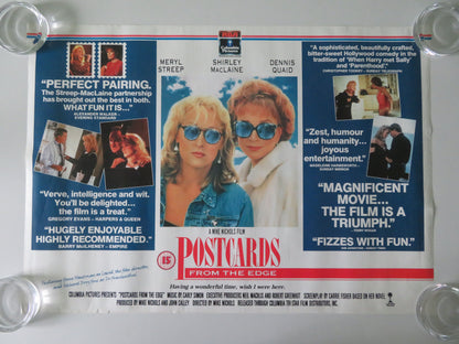 Postcards from the Edge VHS Video Poster Rolled Meryl Street Gene Hackman 1990
