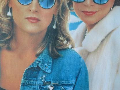 Postcards from the Edge VHS Video Poster Rolled Meryl Street Gene Hackman 1990