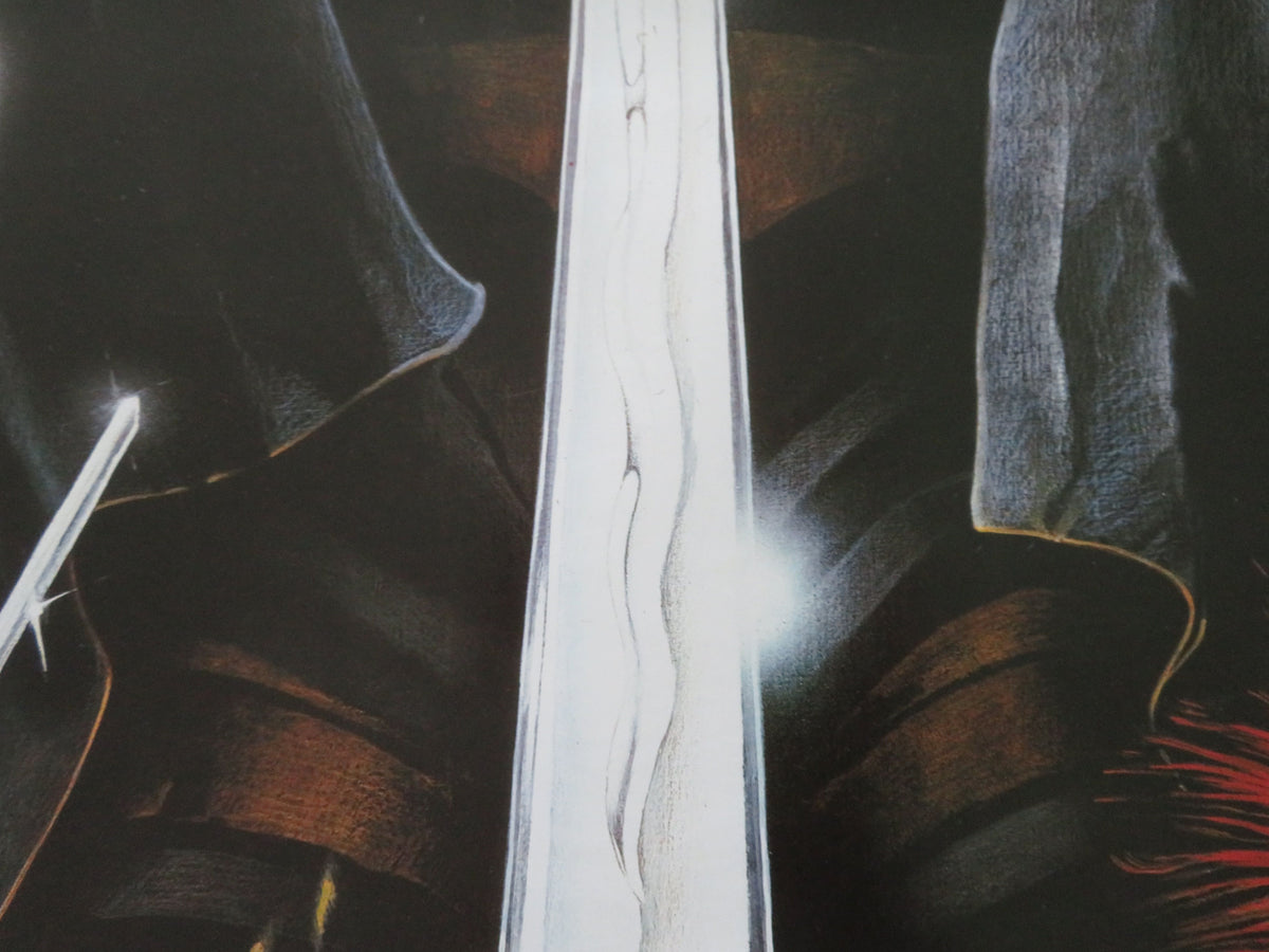 Iron Warrior VHS Video Poster Rolled Miles O'Keeffe Savina Gersak 1987