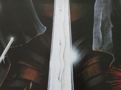 Iron Warrior VHS Video Poster Rolled Miles O'Keeffe Savina Gersak 1987