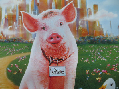 Babe: Pig in the City VHS Video Poster Rolled Magda Szubanski 1998