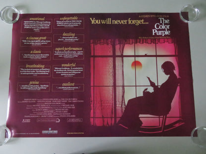 The Color Purple VHS Video Poster Rolled Danny Glover Whoopi Goldberg 1985