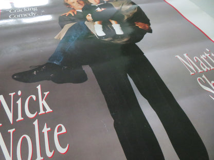 Three Fugitives VHS Video Poster Rolled Nick Nolte Martin Short 1989