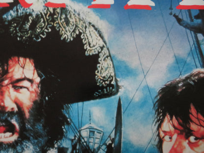 Pirates VHS Video Poster Rolled Cannon Walter Matthau Cris Campion 1986