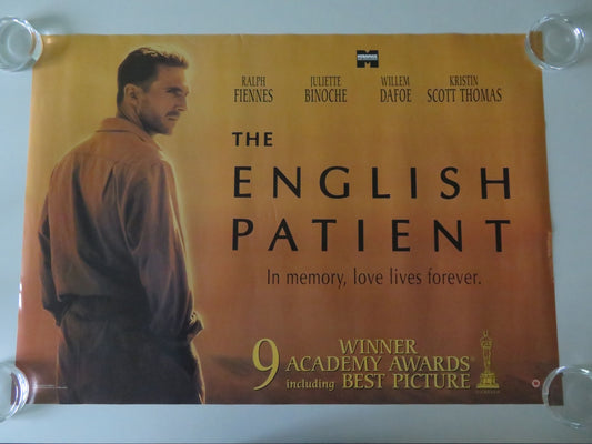 The English Patient VHS Video Poster Rolled Ralph Fiennes Juliette Binoche 1996